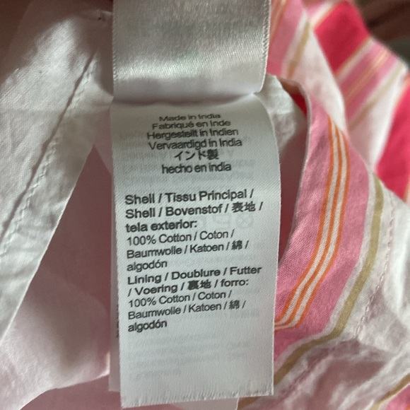 JCrew Factory Square Neck Ruffle Trim 100% Cotton Midi Dress Sz 12 NEW Lined - Picture 4 of 4